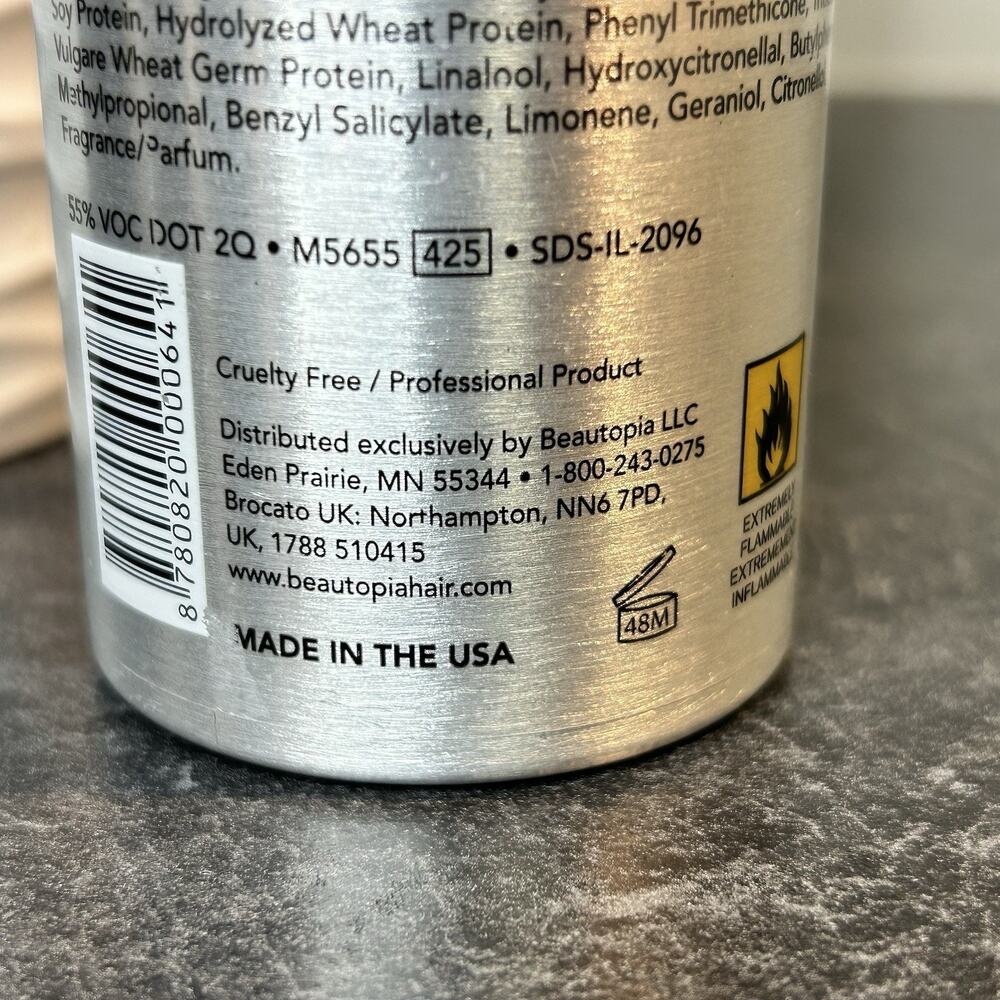 Brocato Maximum Hold Finishing HairSpray 10 oz Discontinued‎ RARE - Picture 6 of 6